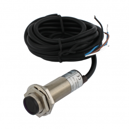 PES-D18-NOC30D Фотодатчик диффузионный, М18х1, 30см, NPN NO+NC, кабель